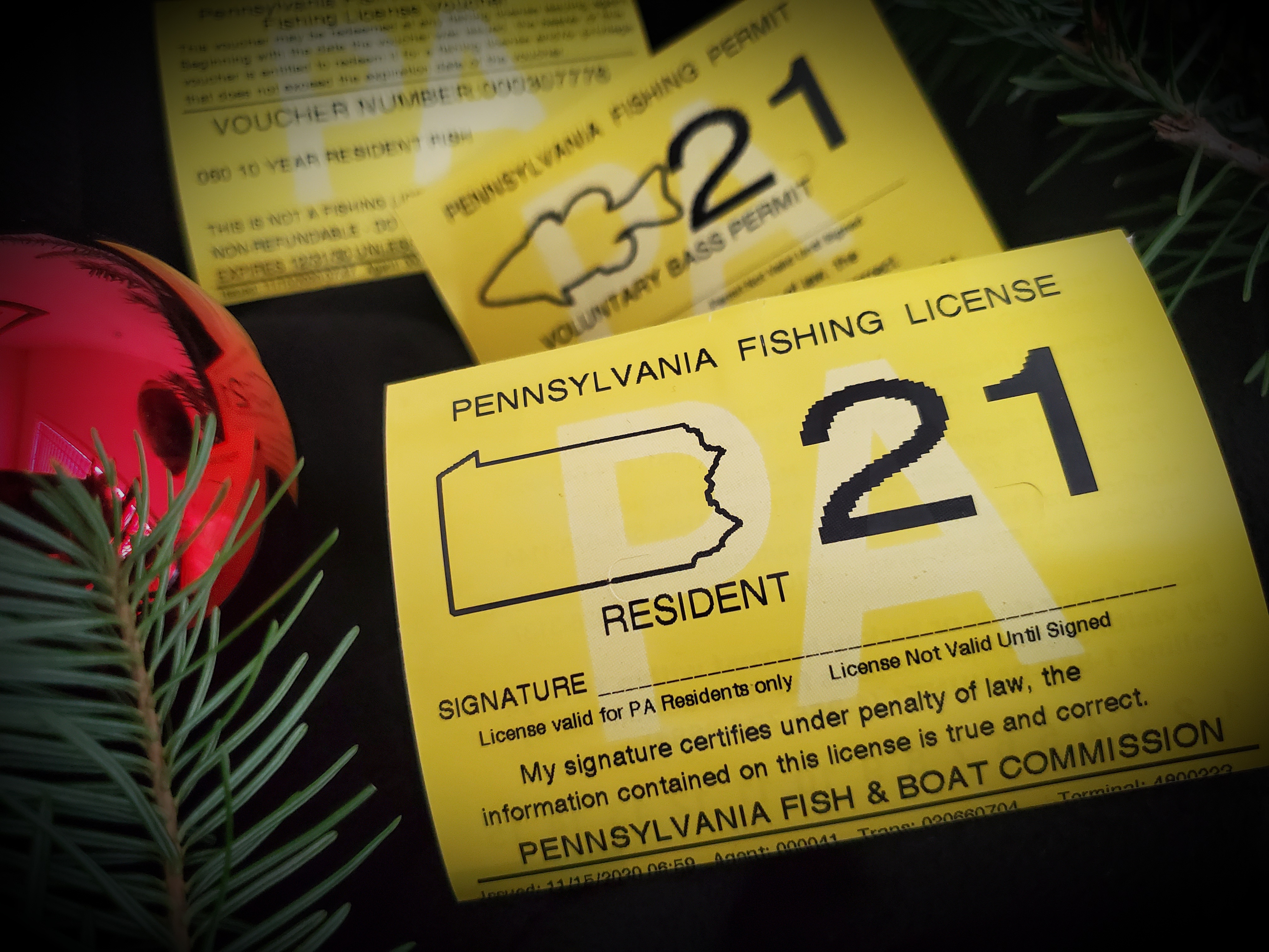 2021 PENNSYLVANIA FISHING LICENSES, PERMITS, AND GIFT VOUCHERS ARE ON